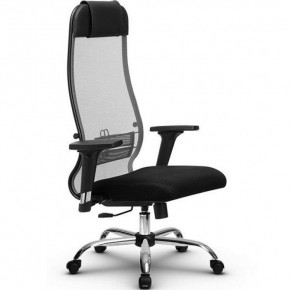 Кресло Metta SU-1-BK (CH комплект 18/2D) (черное сиденье)/серый